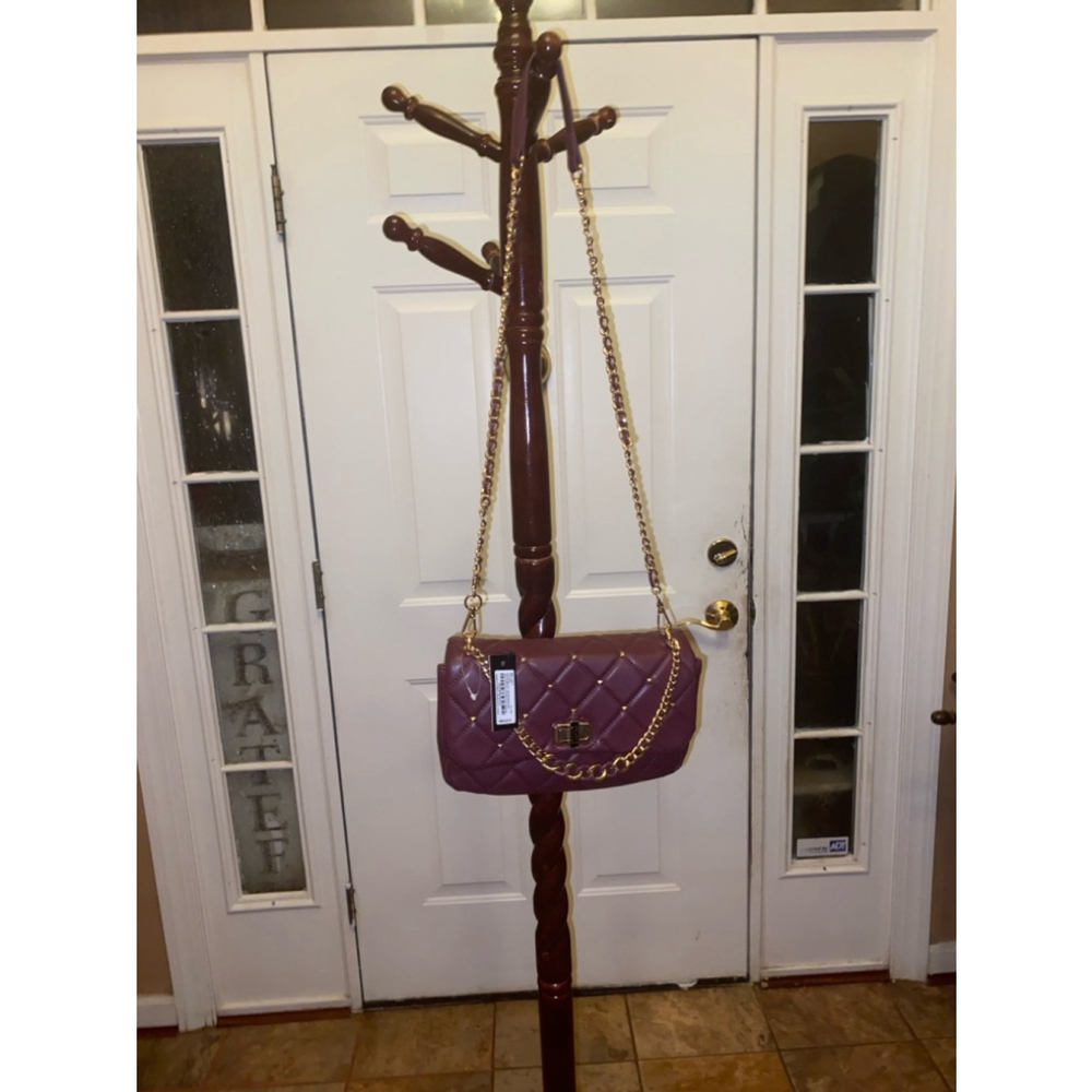 Women's Badgley Mischka Burgundy Crossbody Bag One Size